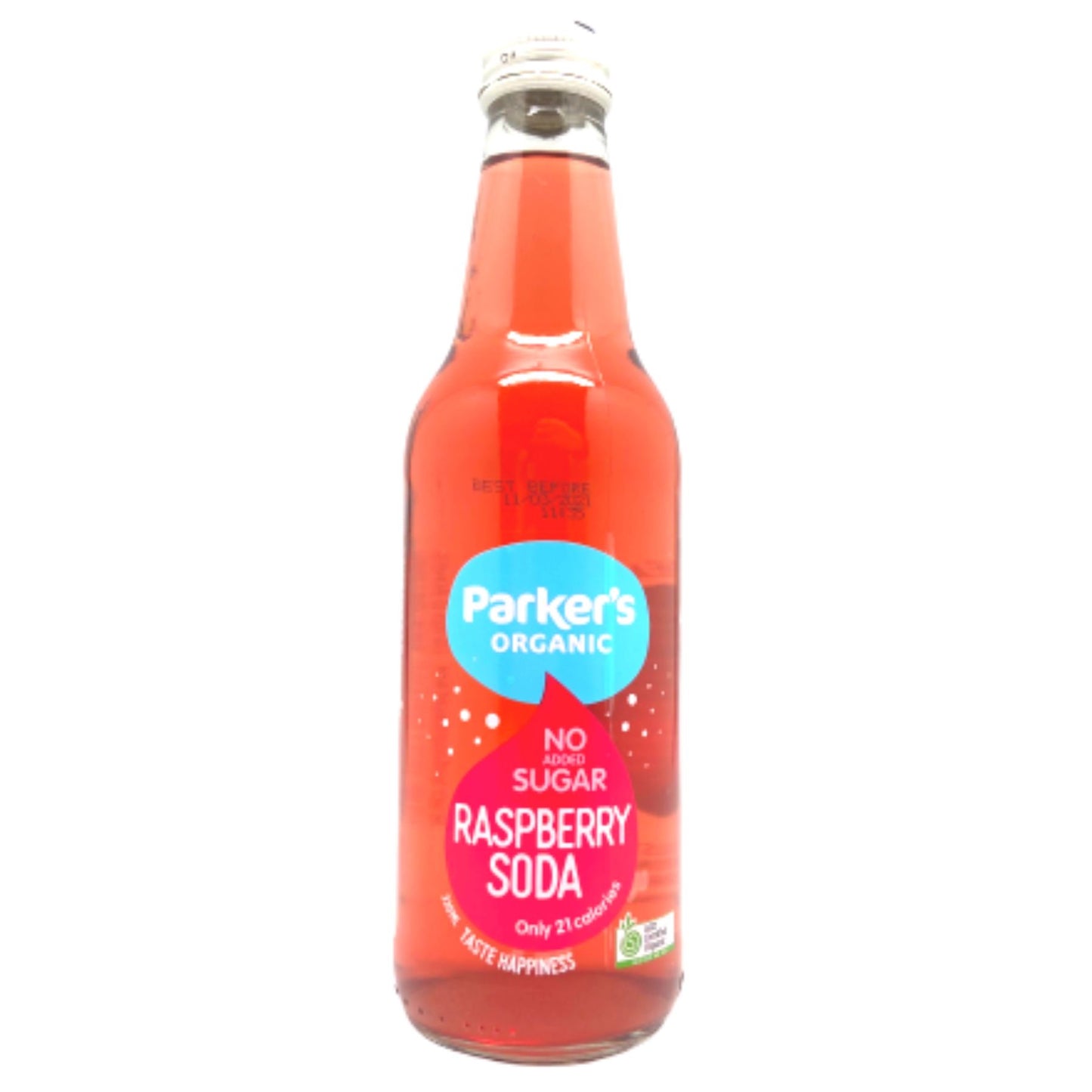 PARKERS Organic Raspberry Soda (Sugarless) 330ml