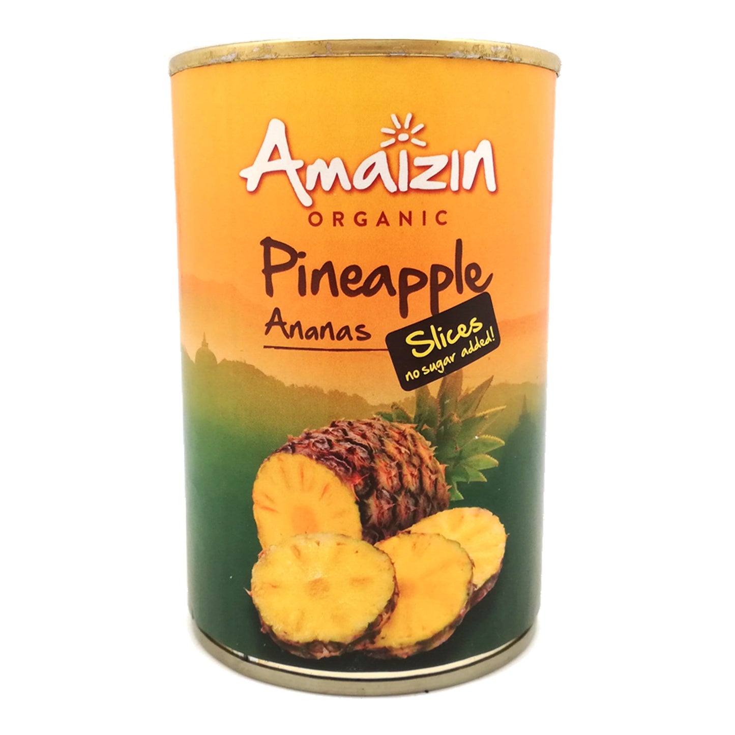 Amaizin Organic Canned Pineapple Slices 400g