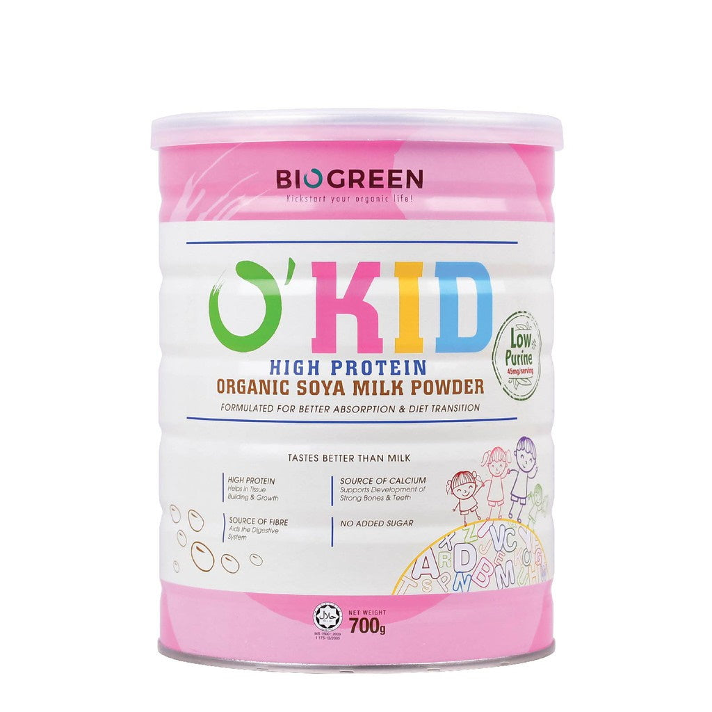 Biogreen O' Kid High Protein Organic Soya Milk Powder