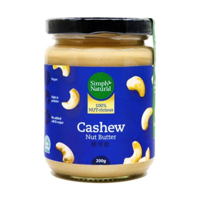 Simply Natural 100% Cashew Nut Butter 180g Malaysia