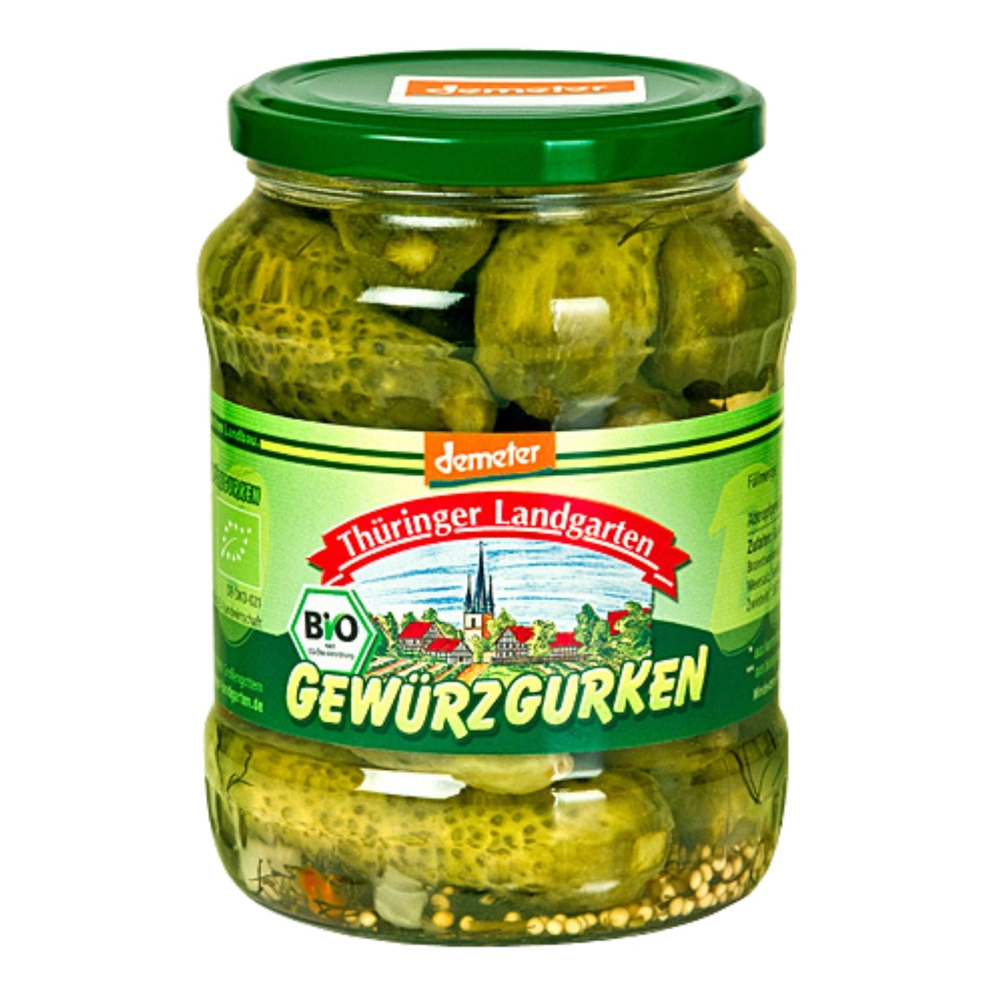 Demeter Thüringer Landgarten Gherkins Pickled Cucumber