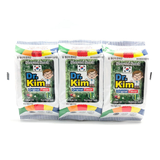 Dr. Kim Original Seaweed Snack 5gx3 Korea