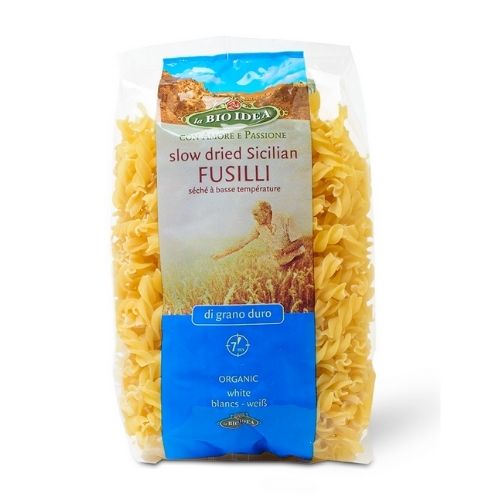 La Bio Idea Organic Slow Dried Sicilian Fusilli White 500g Italy