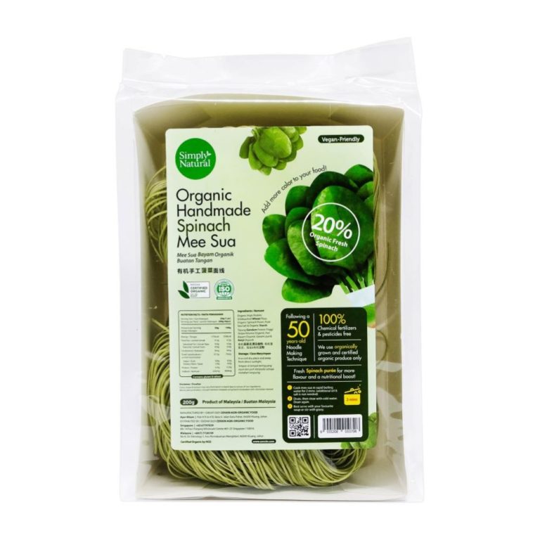 Simply Natural Organic Handmade Spinach Meesua 200g