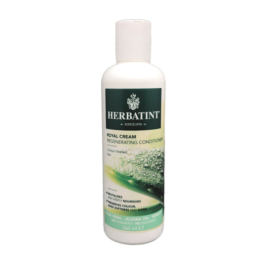 Herbatint Royal Cream Conditioner, Aloe Vera, Jojoba Oil, Wheat 260ml Italy