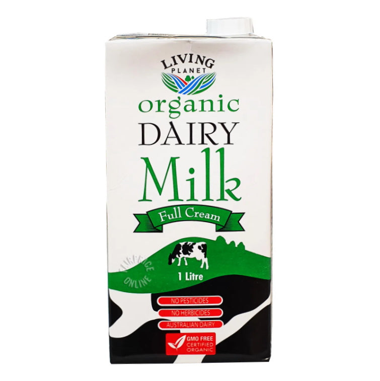 Living Planet Organic Dairy Milk Full Cream