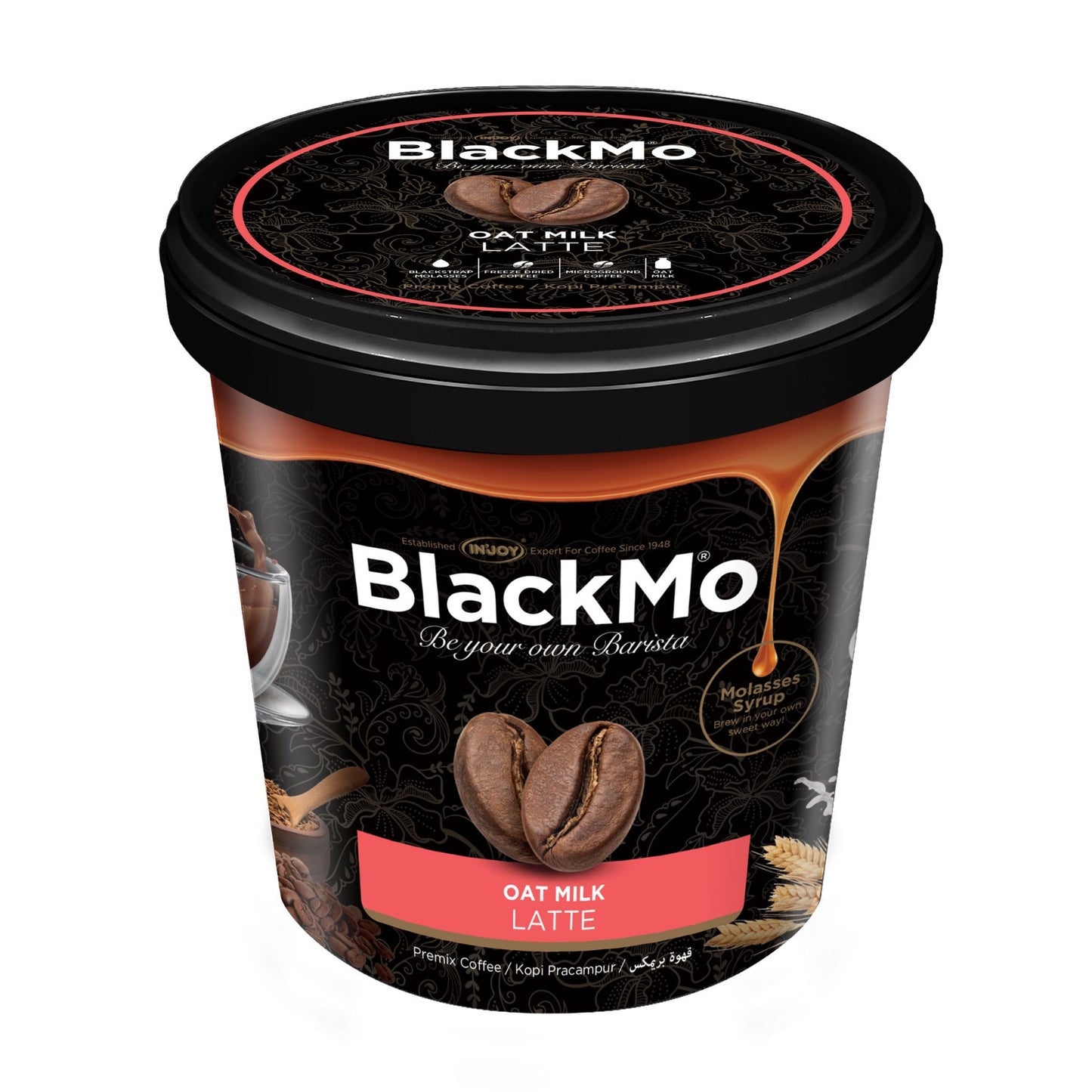 BlackMo Oat Milk Coffee - Latte 10 x 34g