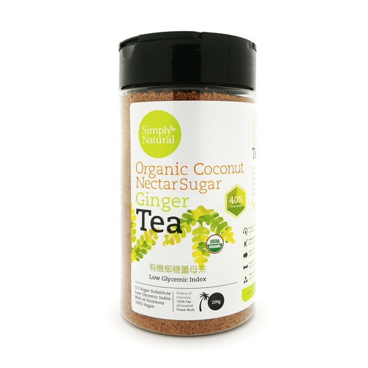 Simply Natural Organic Coconut Nectar Sugar Ginger Tea 200g