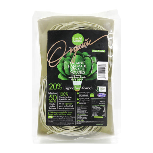 Simply Natural Organic Handmade Spinach Noodles 200g