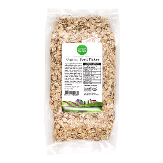 Simply Natural Organic Spelt Flakes 500g