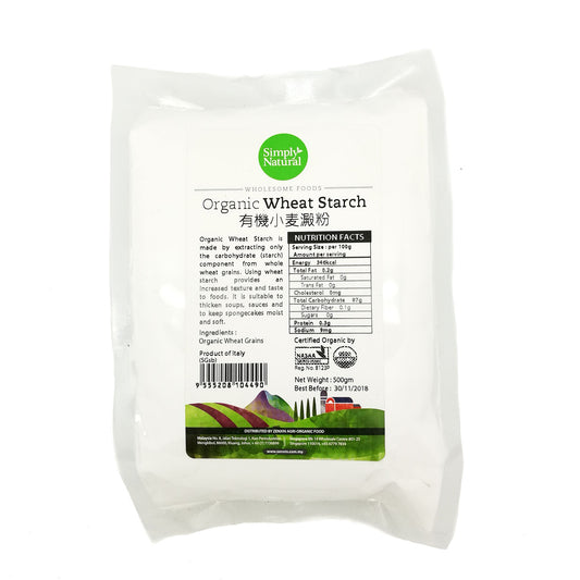 Simply Natural Organic Wheat Starch 500g