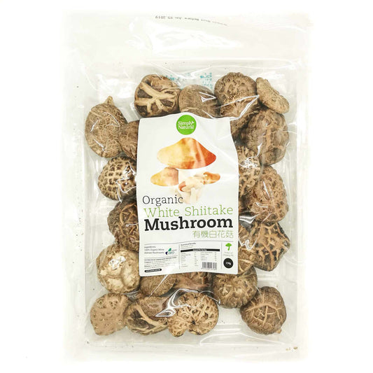 Simply Natural Organic Shiitake White Mushroom 150g