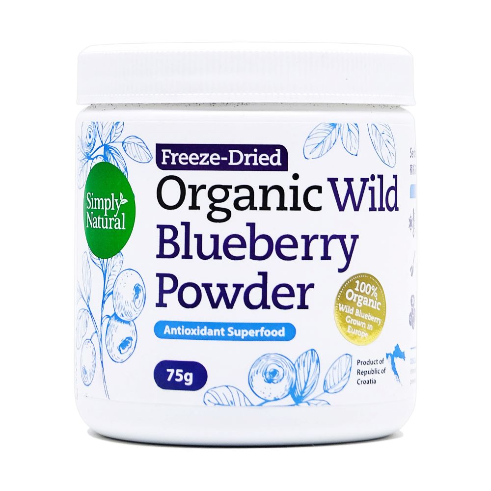 Simply Natural Organic Freeze-Dried Wild Blueberry Powder 75g