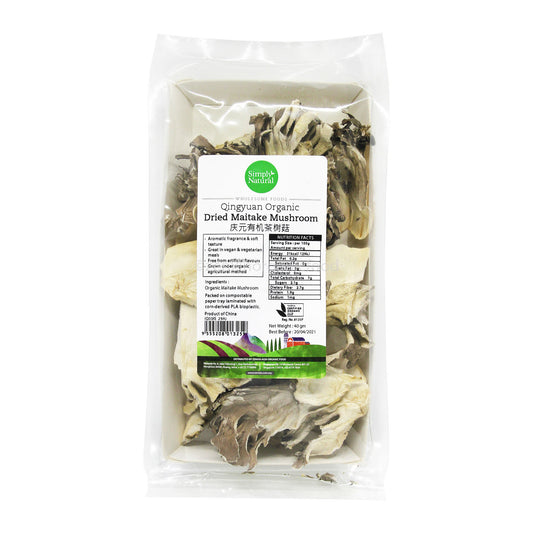 Simply Natural QY Organic Dried Maitake Mushroom 40g