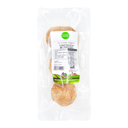 Simply Natural Organic QY Dried Hericium Mushroom 50g