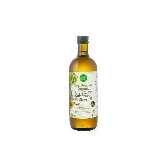 Simply Natural Organic Sunflower & Olive Oli 1L Italy