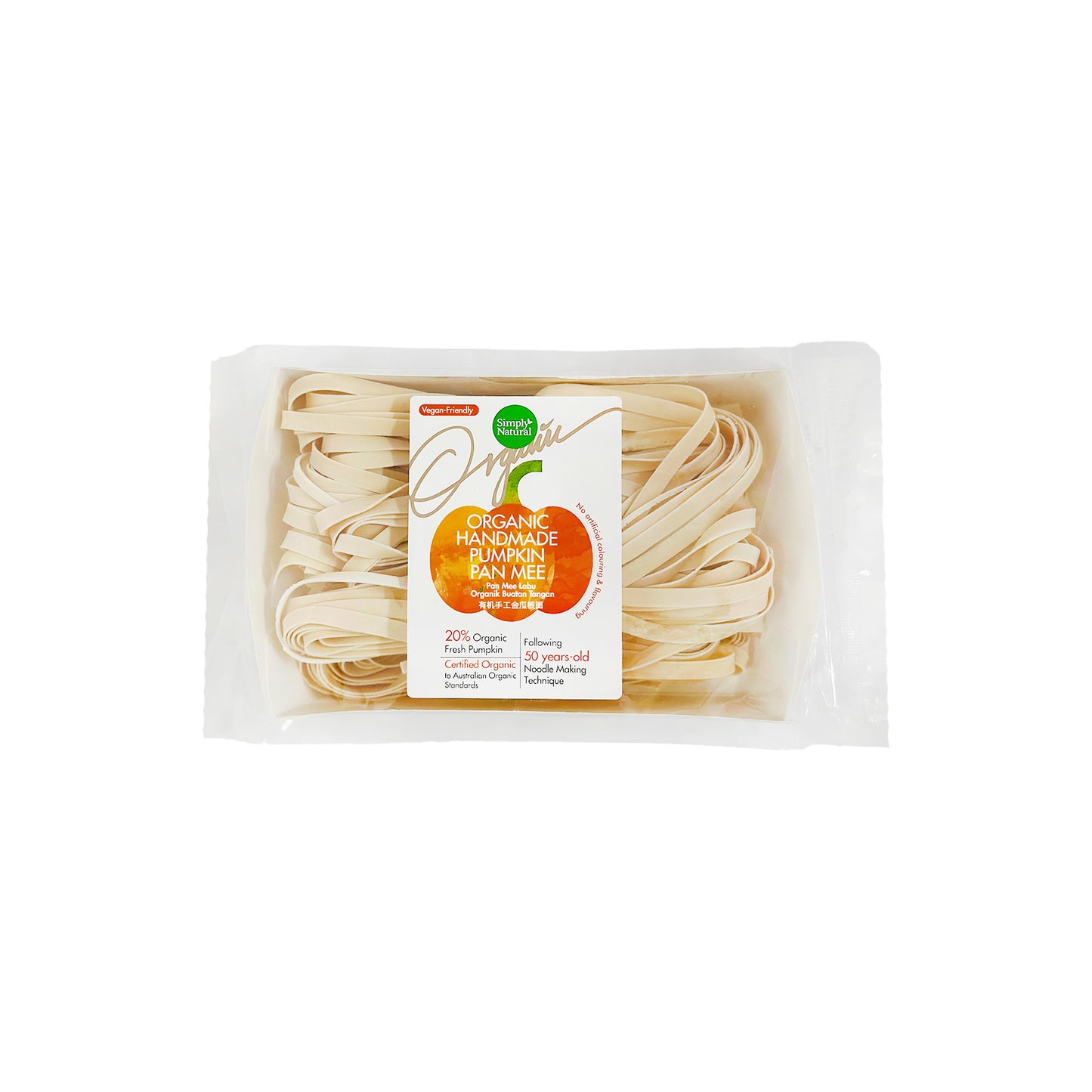 Simply Natural Organic Handmade Pumpkin Pan Mee 200g