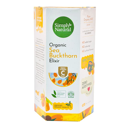 Simply Natural Organic Sea Buckthorn Elixir (Sachet x14's) 490ml