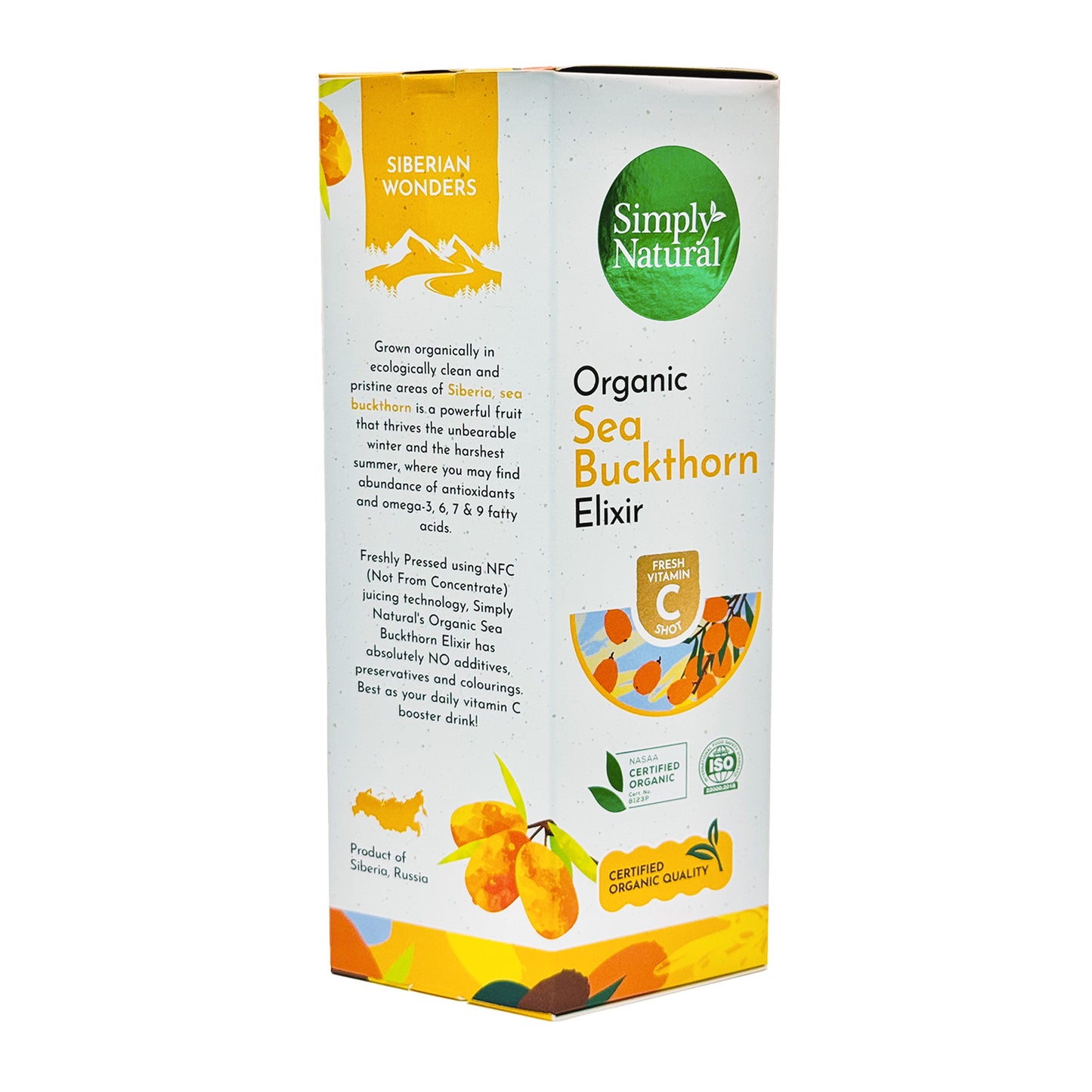 Simply Natural Organic Sea Buckthorn Elixir (Sachet x14's) 490ml