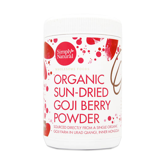 Simpy Natural Organic Sun-Dried Goji Berry Powder 250g