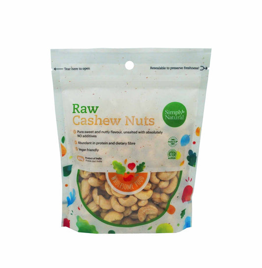 Simply Natural Raw Cashew Nuts 200g