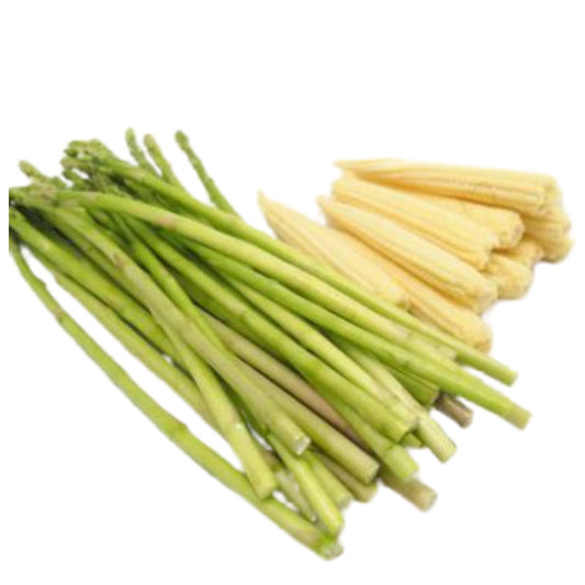 Organic Asparagus &amp; Baby Corn 180g Thailand