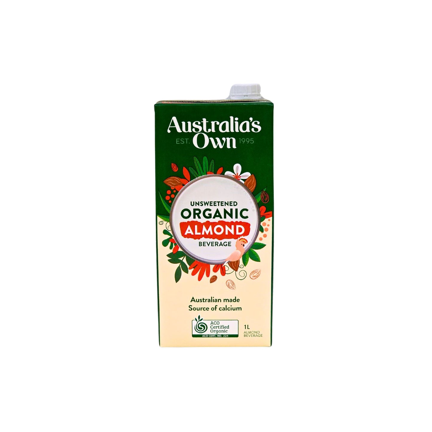 Australia's Own Organic Almond Milk(Unsweetened) 1L