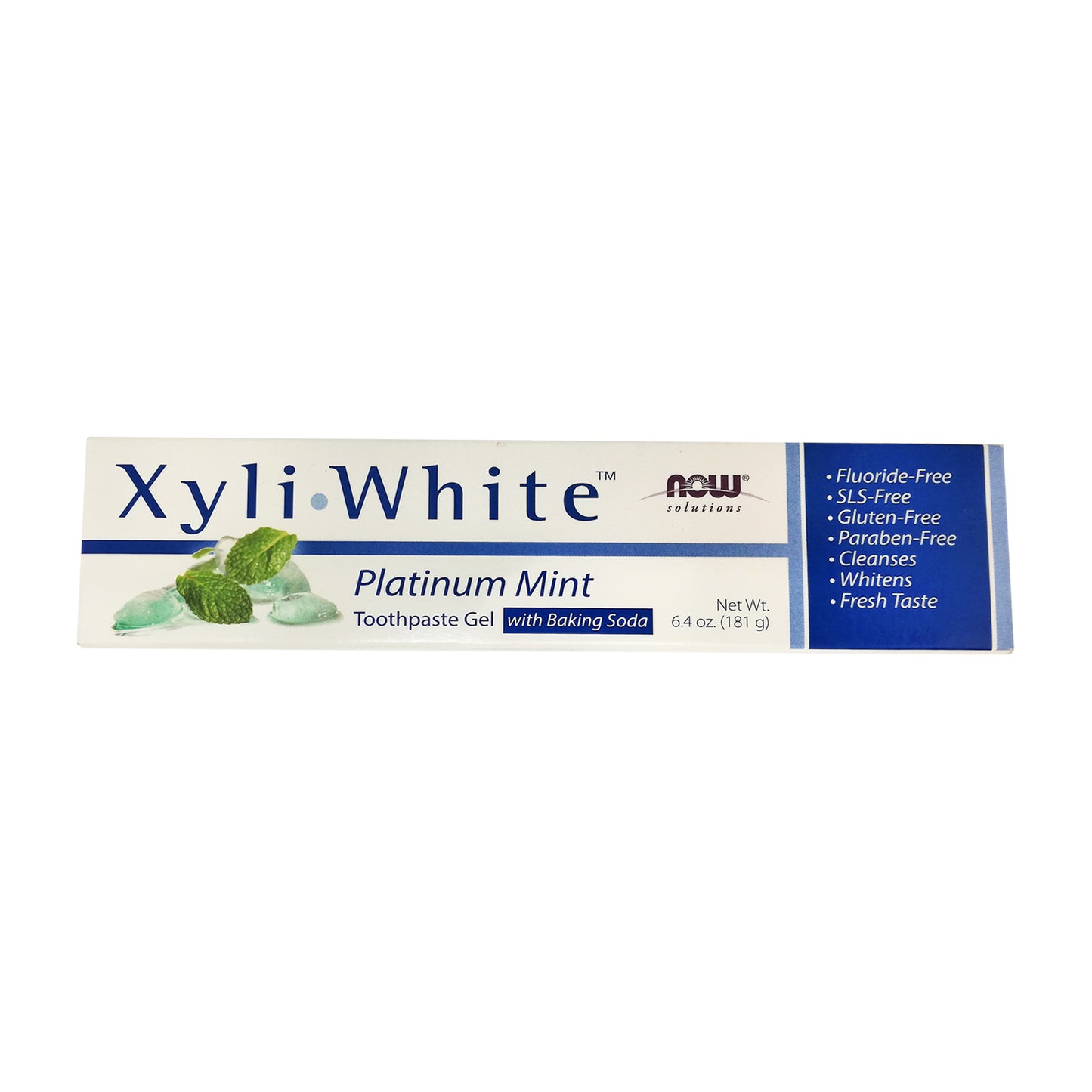 Now Food Natural Tooth Paste-XyliWhite Platinum Mint 181g