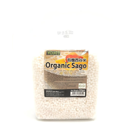 Yoji Organic Sago 500g India