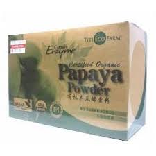 TitiEcoFarm Organic Papaya Enzyme Powder 36x2g